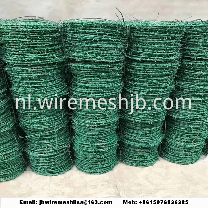 Galvanized and PVC Coated Barbed Wire